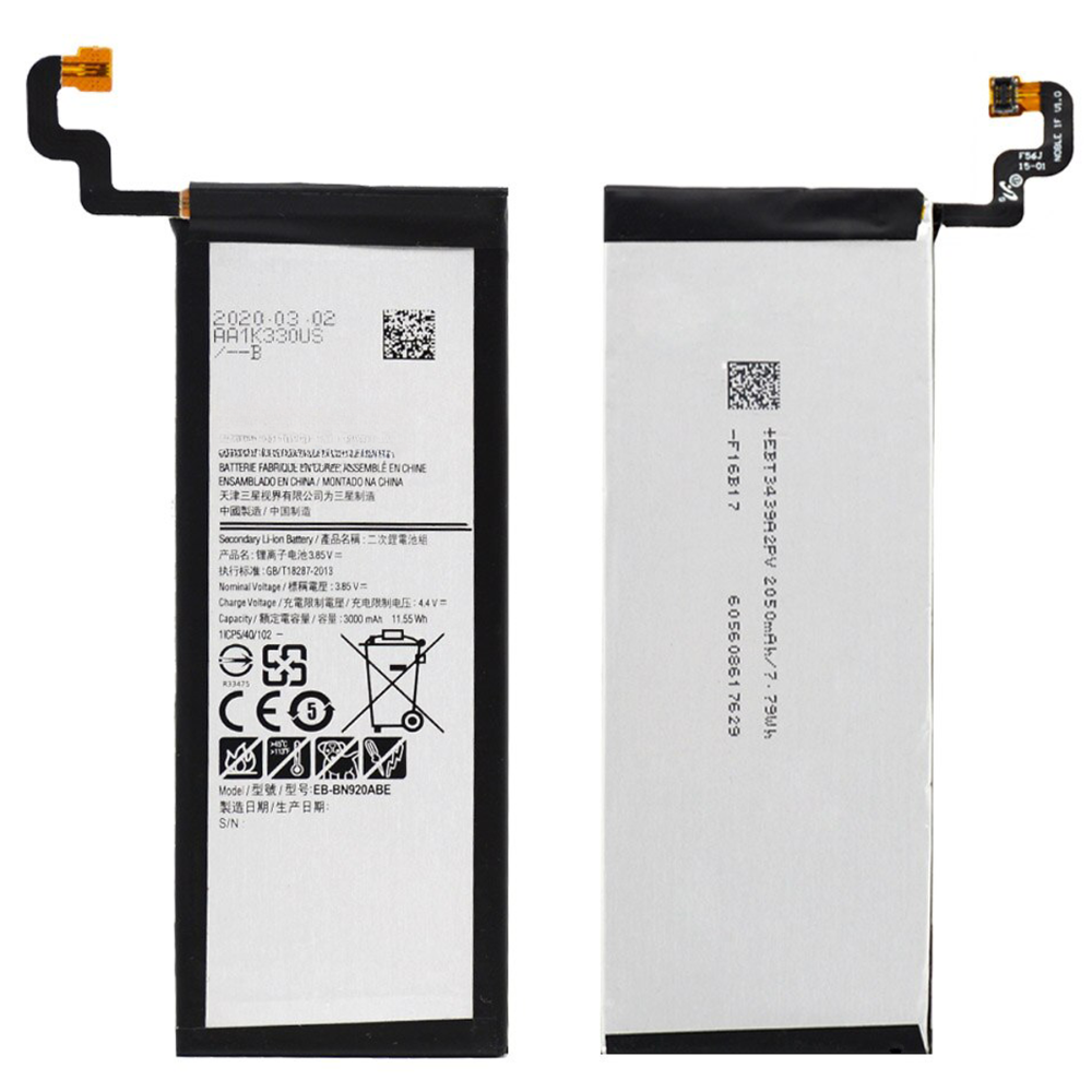 Bateria Para Samsung Galaxy Note 5 SM-N920F  EB-BN920ABE 3000 mAh