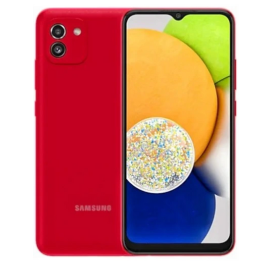 Samsung Galaxy A03 5G 4Gb Ram 64Gb Rom Cámara principal 48MP Secundario 5MP Bateria 5000 mAh Rojo