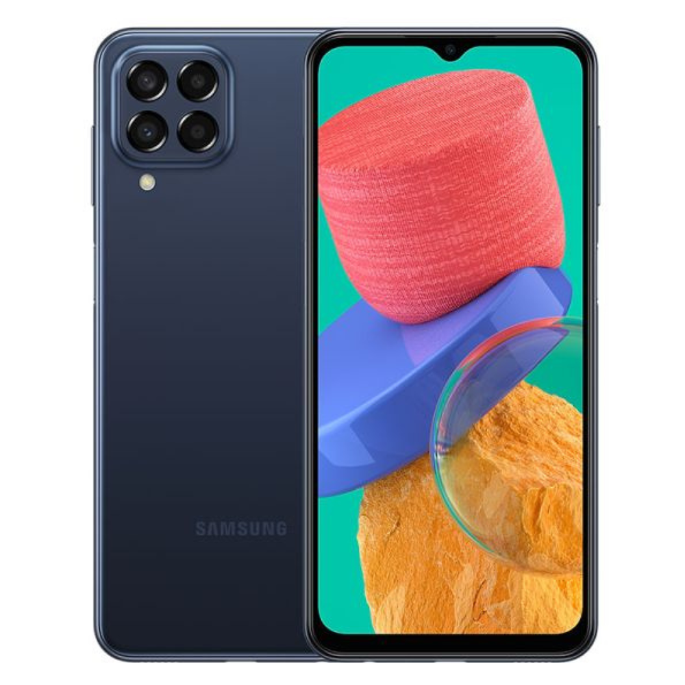 Samsung Galaxy M33 6Gb Ram 128Gb Rom Cámara principal 50MP Secundario 8MP Bateria 6000 mAh Azul