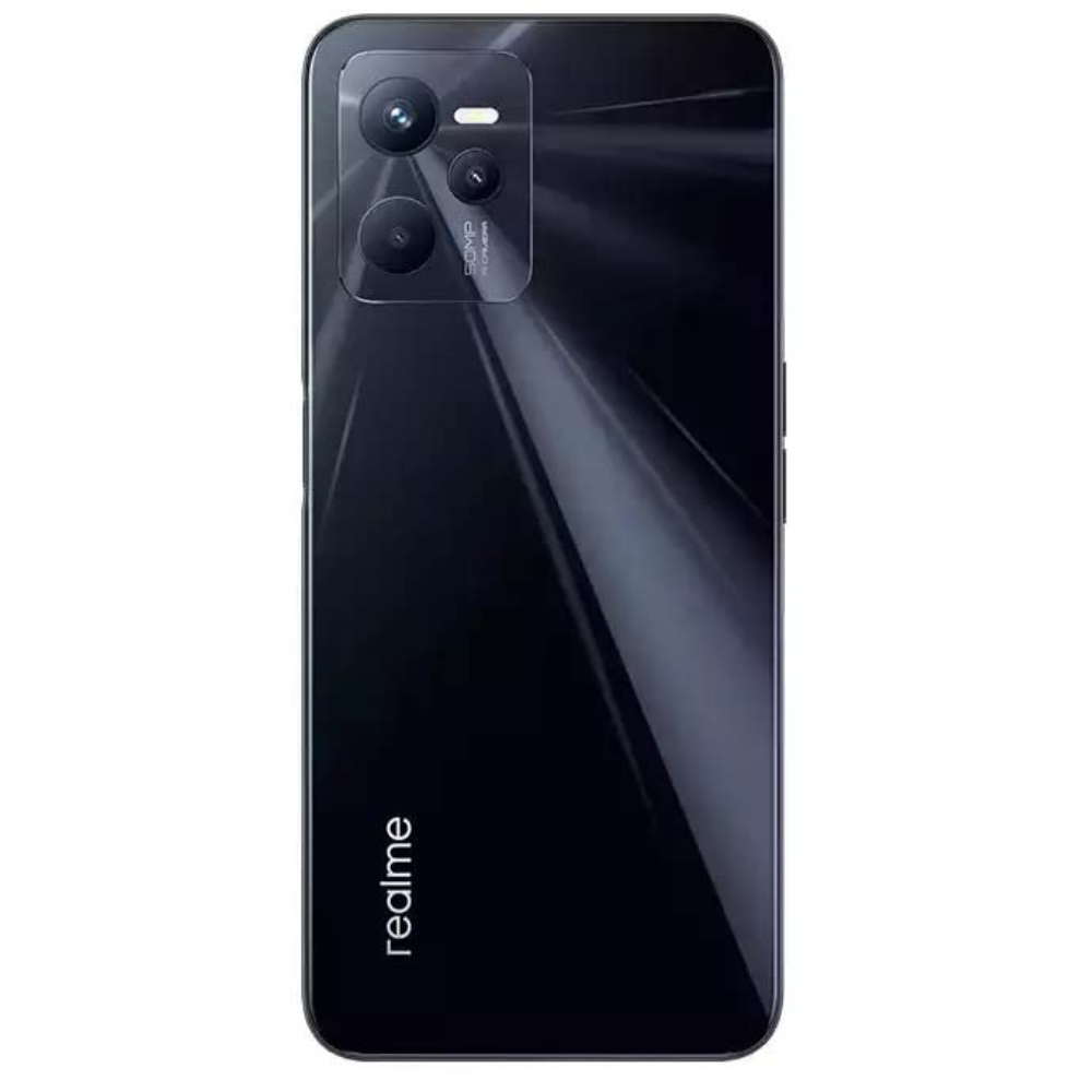 Realme C35 4Gb Ram 128Gb Rom Cámara principal 50MP Secundario 8MP Bateria 5000 mAh Negro Brillante