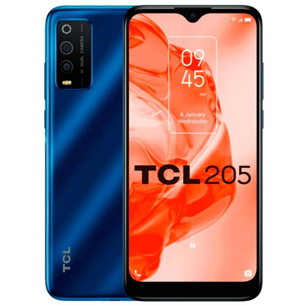 TCL 205 2Gb Ram 32Gb Rom Cámara principal 13MP Secundario 5MP Bateria 4000 mAh Azul