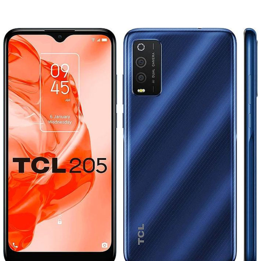 TCL 205 2Gb Ram 32Gb Rom Cámara principal 13MP Secundario 5MP Bateria 4000 mAh Azul