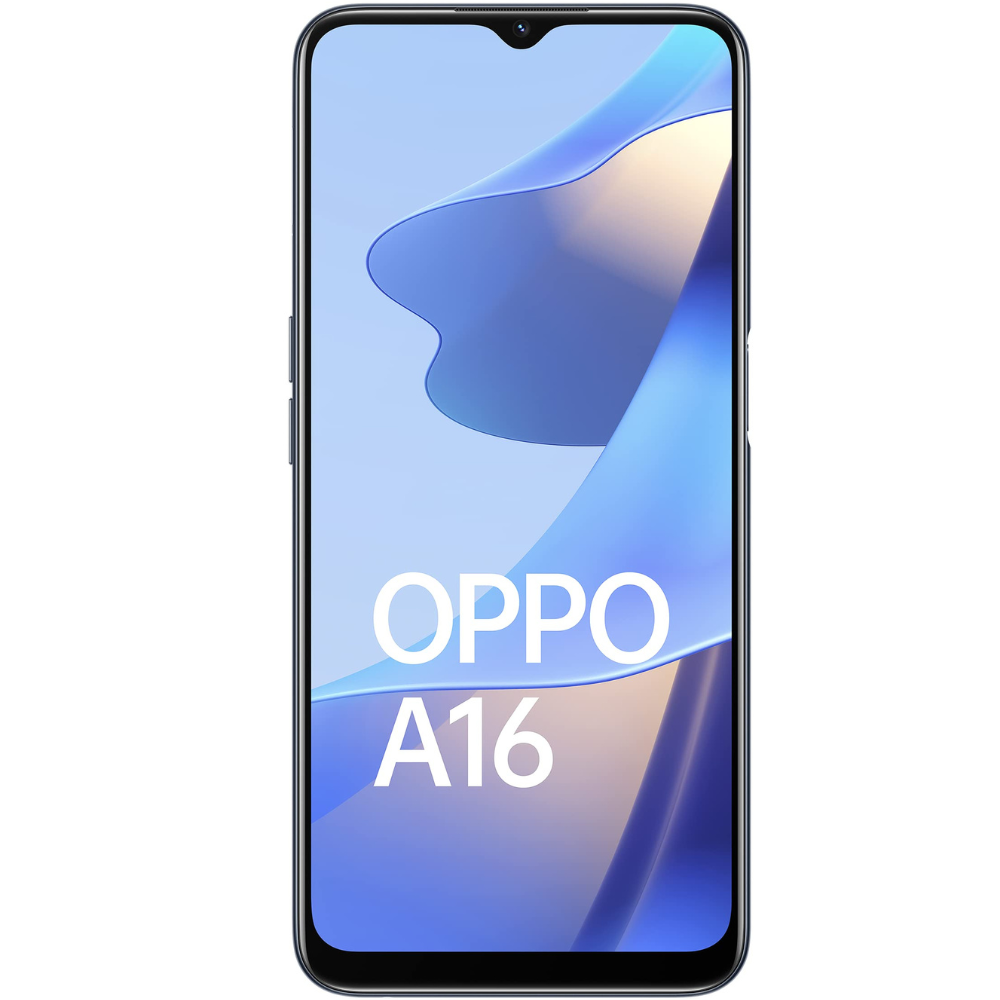 OPPO A16 3Gb Ram 32Gb Rom Cámara principal 13MP Secundaria 8MP Bateria 5000 mAh Cristal Negro