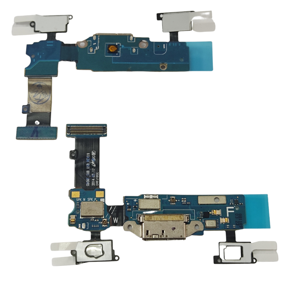 Flex de Conector de Carga Micro USB + Microfono Samsung S5 SM-G900F, SM-G901F