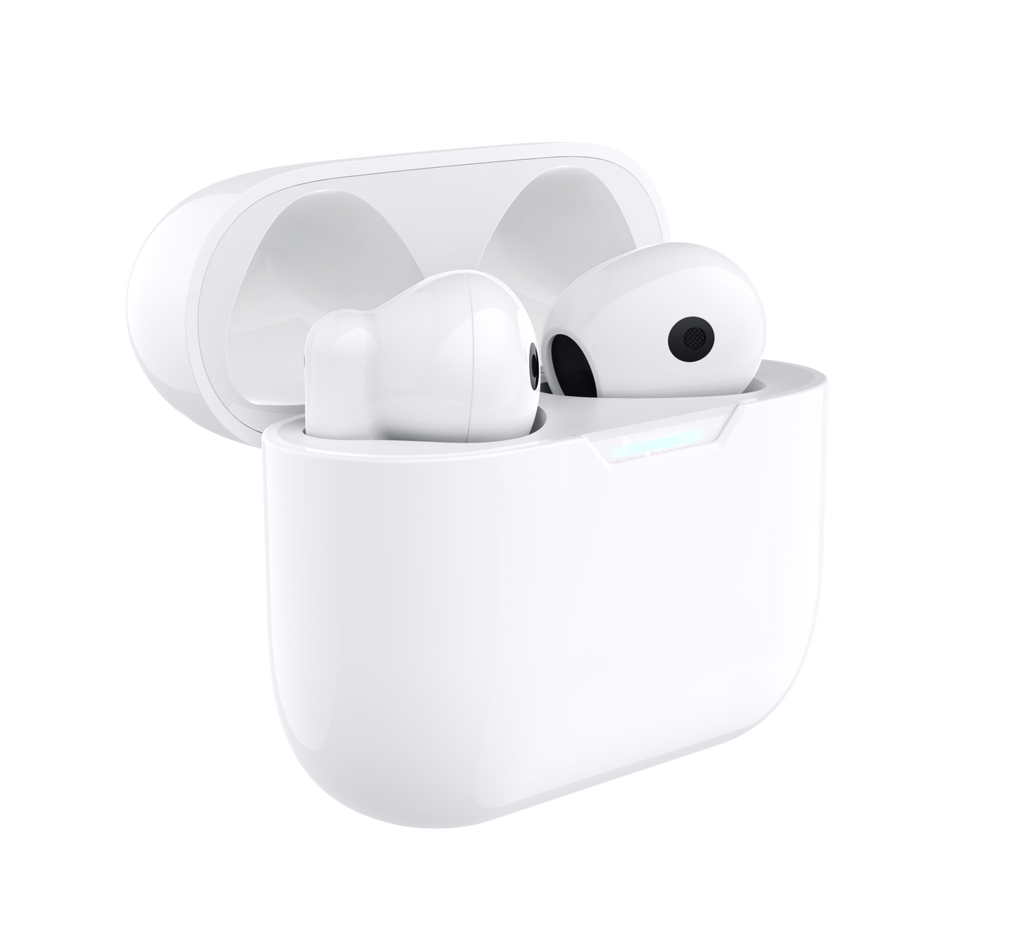 Auriculares Inalámbricos, Bluetooth con Micrófono HiFi Estéreo HD, Reducción de Ruido, Auriculares Inalámbricos Blancos. H05