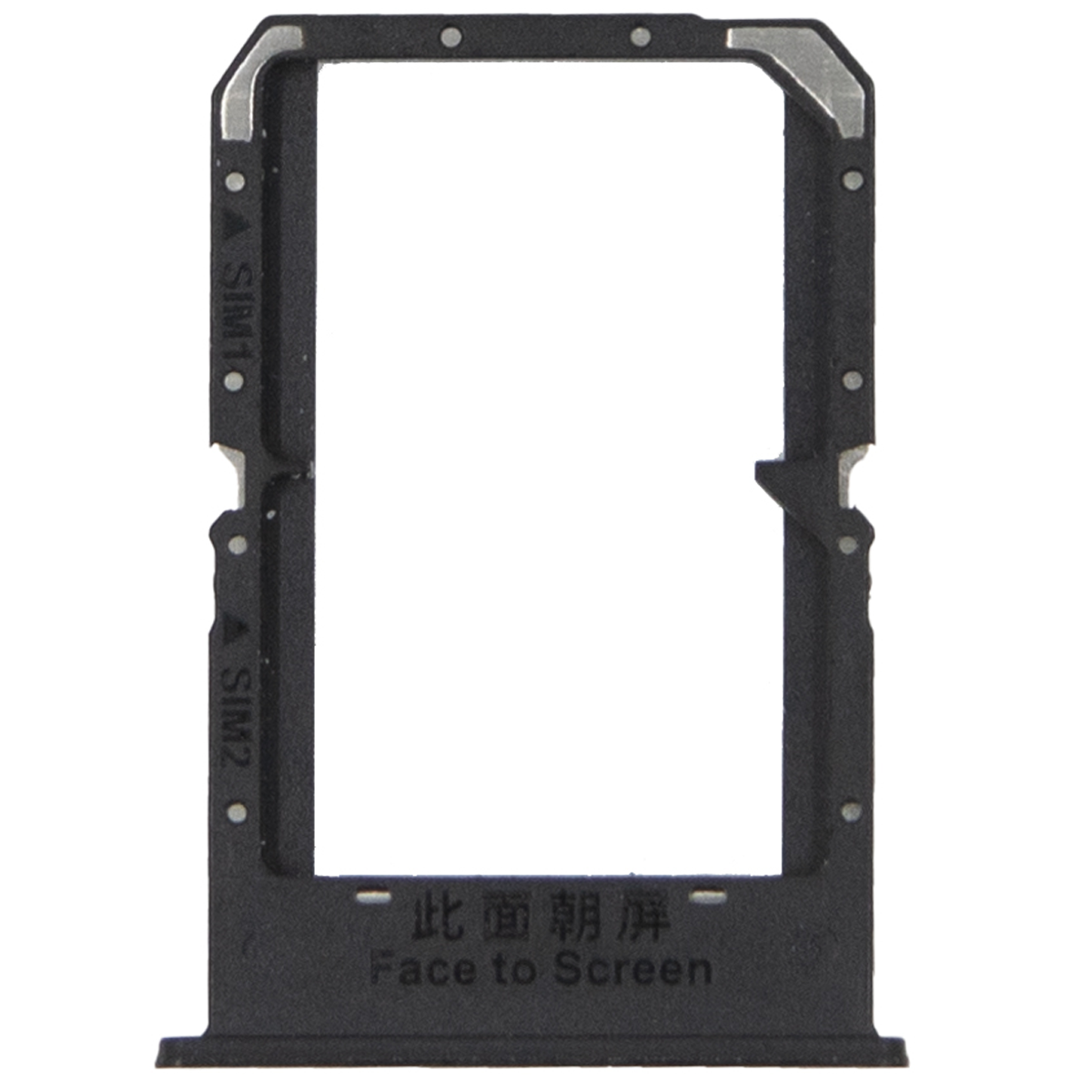 Safata Sim Per Oppo A72 / Color Negre