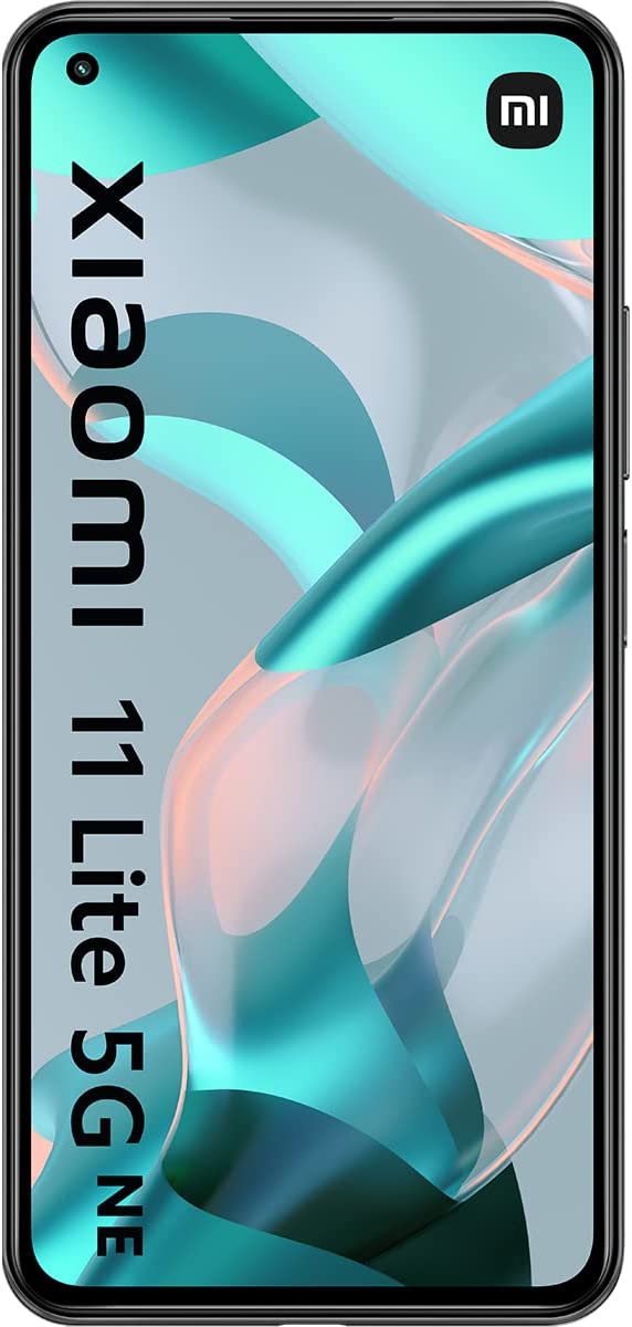 Xiaomi 11 Lite 5G NE - Smartphone con Pantalla de 6,55” DotDisplay FHD+ de 90 Hz, 6+128GB, Qualcomm Snapdragon 778G, Triple cámara de 64MP+8MP+5MP, Batería de 4250mAh, Negro trufa