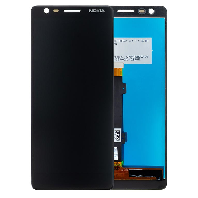 Pantalla Completa para Nokia 3.1 / Color Negro