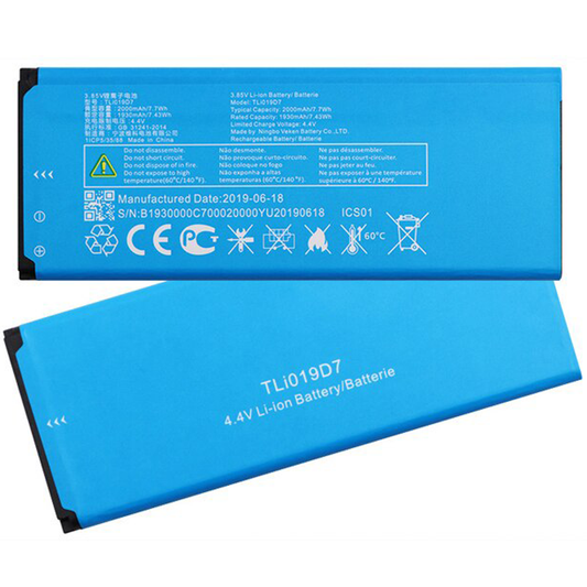 Bateria para Alcatel 1 5033 5033D 5033X 5033Y TLi019D7 2000mAh