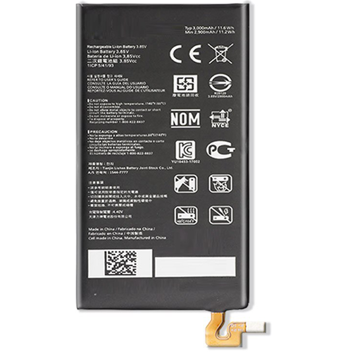 Bateria para LG M700N Q6 (BL-T33) 3000mAh