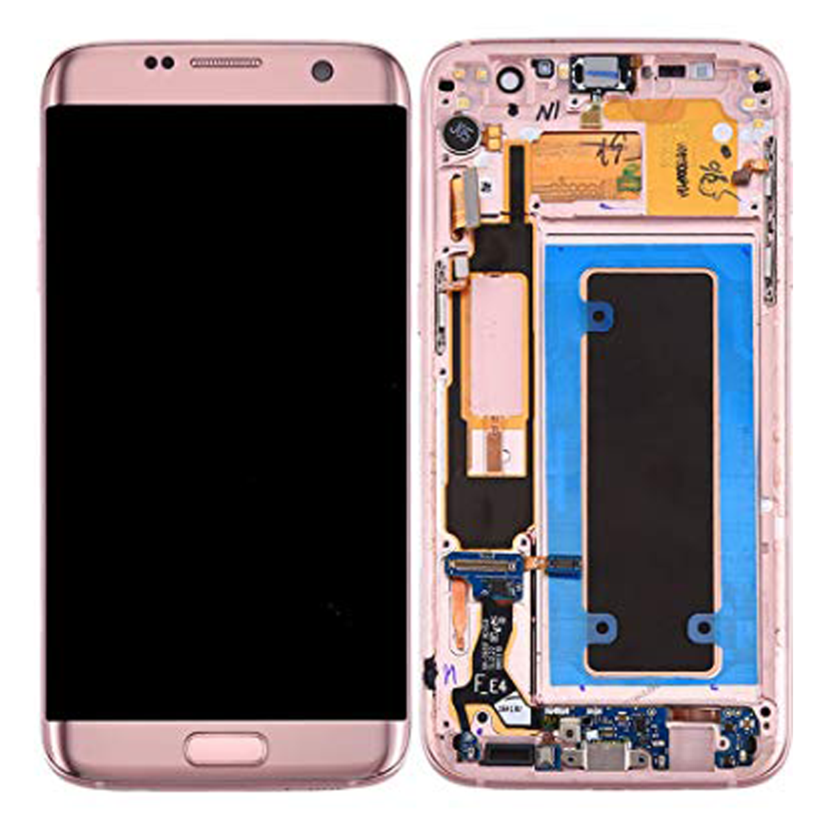 Pantalla Samsung Galaxy S7 Edge SM-G935F Original Reacondicionada Con Marco