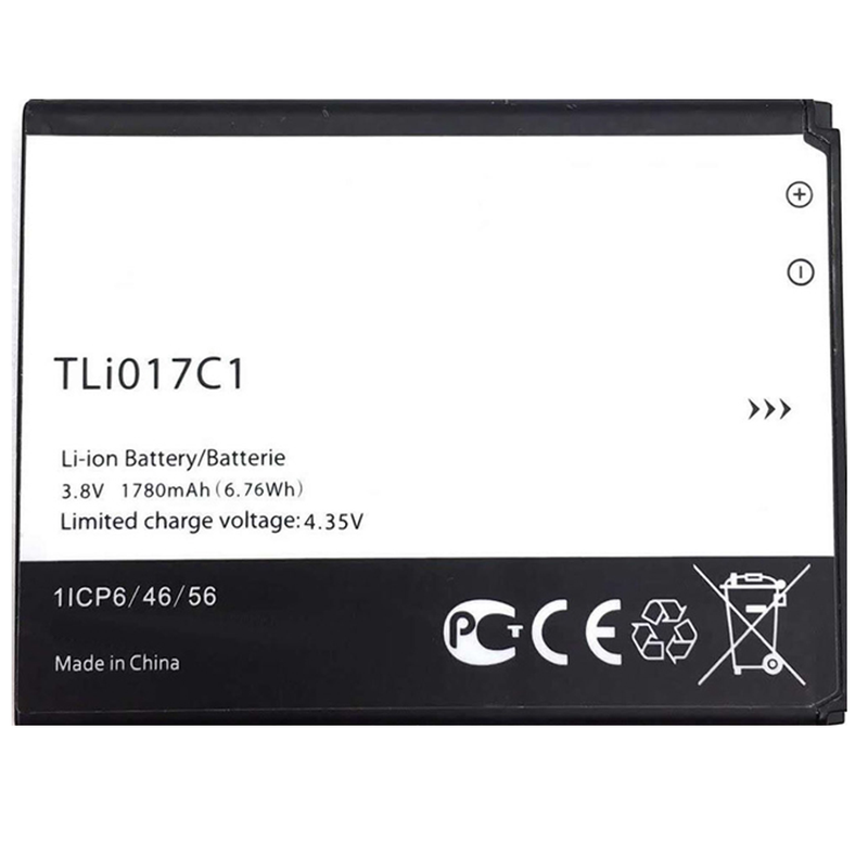 Bateria para Alcatel One Touch PIXI 3 4.5" 5019D 5017D 5017A 5017X 5017 5027B TLi017C1 1780mAh