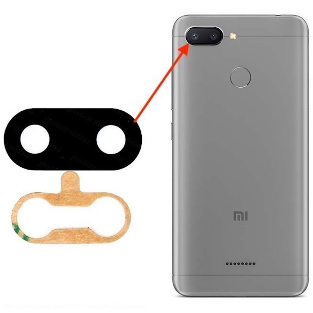 Lente De Camara Trasera Xiaomi Redmi 6