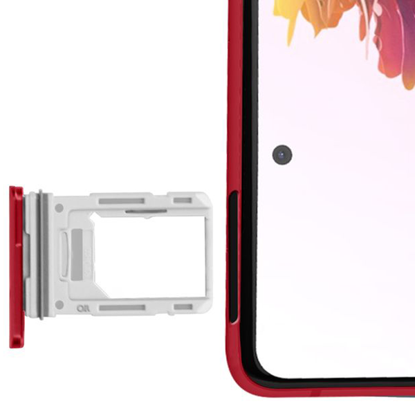 Bandeja Sim Para Samsung Galaxy S20 FE / Color Rojo