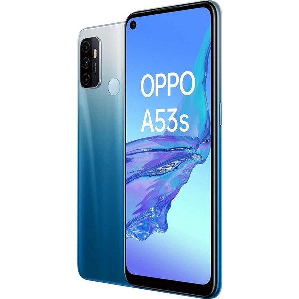 Oppo A53 S - Smartphone 128 Gb, 4 Gb Ram, Dual Sim, Fancy Blue