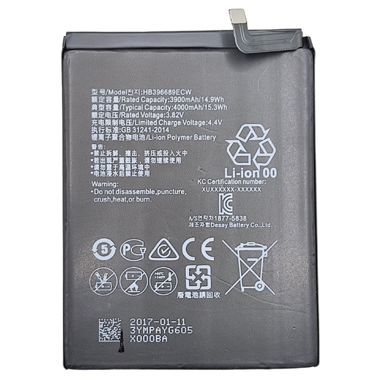 Bateria Para Huawei Y7 2019 3900mAh