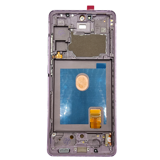 Pantalla Completa Para Samsung Galaxy S20 FE 4G (SM-G780) / S20 FE 5G (SM-G781) Calidad OLED Con Marco Lila