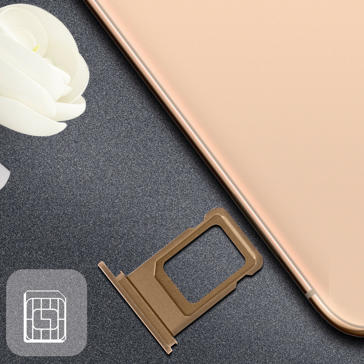 Safata Sim Per a Apple Iphone 11 Pro Color Or